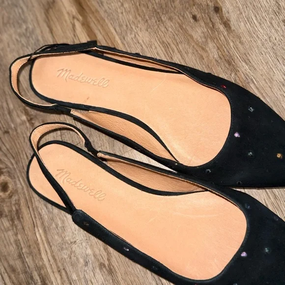 Madewell • Suede Margot Slingback Flats - Picture 6 of 11